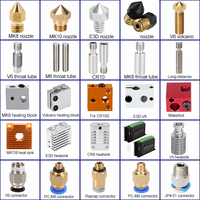 Pièces de machines d'impression Twotrees : Extrudeuse, Plateau chauffant, Feuille PEI, Guides linéaires, Moteurs pas à pas DC et Kit de pilotes de moteur