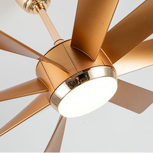 Vente en gros 60 pouces ABS luxe DC nordique moderne LED grand <span class=keywords><strong>ventilateur</strong></span> de <span class=keywords><strong>plafond</strong></span> avec 8 pales télécommande moteur à courant continu pour le salon - Product Image 4