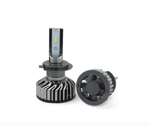 Guter Lieferant H7 Auto Single Beam 6000k 12V Hochgeschwindigkeits-Turbo lüfter All-in-One-LED-Lampe