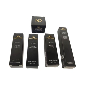 Scatola di rossetto Custom lucidalabbra scatola di rossetto di lusso polvere lamina d'oro Logo stampato pigmenti scatola di carta - Product Image 5