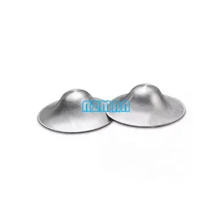 Silver Nursing Cup Wholesale, Custom Silver Nipple Covers Breastfeeding
