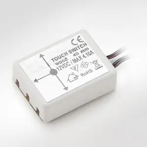 Sensor inteligente Penetrar 30-40Mm de Espessura da Madeira de Madeira Do Banheiro Conduziu a Luz Dimmer Sem Fio Wifi Interruptor de Toque Para Espelho