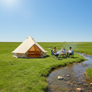 Tenda a Campana 5M per Glamping, Resistente e Impermeabile, Ampio Spazio per Campeggio Familiare, Yurt per Tutte le Stagioni - Product Image 6