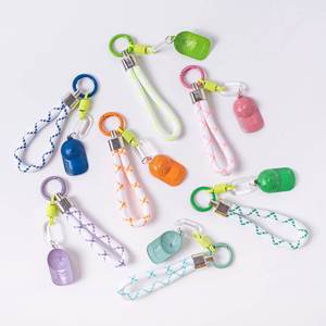 Unisex <b>Polyester</b> Folding Keychain Small Pendant Hanging Rope Accessories Phone Chain Water Bottle Strap Toy Strap Decoration - Product Image 5