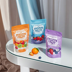 Sacchetto di alta qualità per uso alimentare stampato personalizzato Stand Up <span class=keywords><strong>Packaging</strong></span> per la lavorazione degli alimenti sacchetto di frutta secca congelata - Product Image 5
