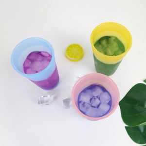 Gobelets d'humeur personnalisés à changement de couleur 12oz pour boissons froides, promotionnels, pour stades, avec couvercles - Product Image 5