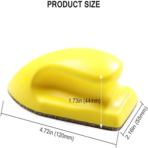 Vente directe d'usine 100 pièces/1 Carton jaune voiture intérieur nanomètre nettoyage cuir siège <span class=keywords><strong>brosse</strong></span> blocs de ponçage - Product Image 5