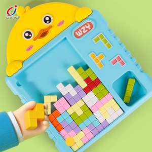 Gioco da Tavolo Logico Chengji per Bambini, Gioco Educativo di Assemblaggio con Blocchi Scorrevoli in Plastica a Forma di Paperella Colorata e Carina - Product Image 3