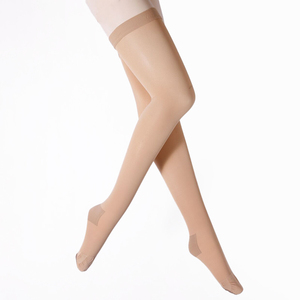 15-20MMHG在庫ベージュ滑り止め病院用靴下TEDホース検査つま先穴圧縮抗エンボリズムストッキング - Product Image 2