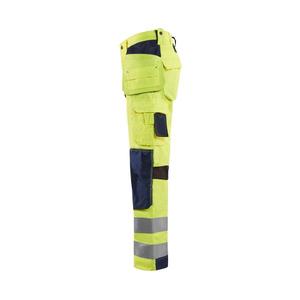 BLAKLADER - 156518113389D128 Pantalón ventilado de alta visibilidad Amarillo/Azul marino-EAN 7330509457221 ROPA DE TRABAJO DE LA HI-VIS - Product Image 5