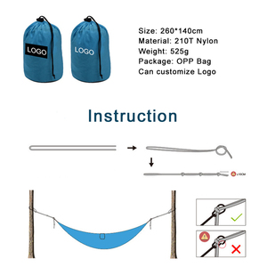 <span class=keywords><strong>Hamaca</strong></span> de paracaídas individual y doble para exteriores, para viajes o supervivencia, gran calidad - Product Image 5
