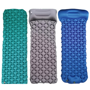 Colchoneta de dormir para acampar inflable de TPU ultraligera y compacta con bomba de pie incorporada, colchón de aire impermeable, colchoneta para dormir - Product Image 6