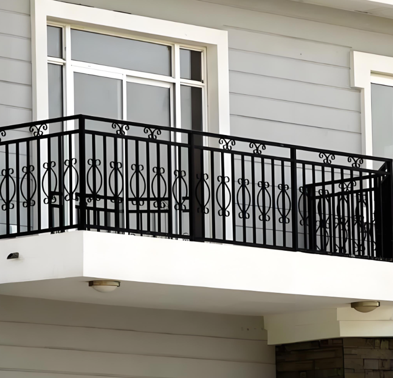 Modern Outdoor Balcony Villa Courtyard Garden