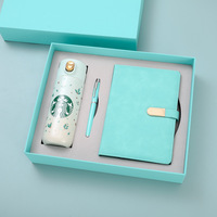 Ensemble de cahiers en cuir PU A5 personnalisés haut de gamme avec tasse isolée et appareil de Massage boîte-cadeau d'affaires Souvenir de pistolet Fascia d'entreprise