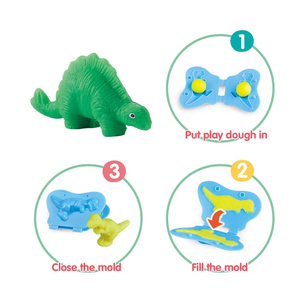 Jouet STEM Pâte à modeler Dinosaure Ensemble de pâte à modeler pour enfants Ensemble de pâte à modeler DIY Argile colorée Jouet - Product Image 3