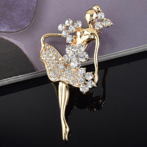 Ballet bailarina bailarinas broche mujeres niñas Hijab <span class=keywords><strong>Pin</strong></span> <span class=keywords><strong>up</strong></span> Clips bufanda sombreros hombro ramilletes ramo Bijoux - Product Image 1