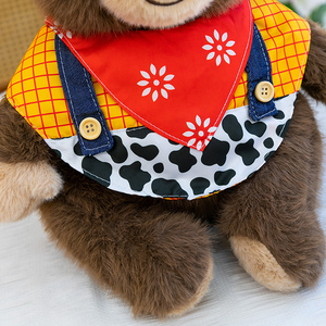 Juguete de Peluche de <span class=keywords><strong>Mono</strong></span> Vaquero del Oeste y Gato con Esmoquin, Juguete Creativo de Peluche para Decoración de Habitaciones, Regalo de Cumpleaños para Niños - Product Image 5
