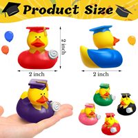 Jouets de bain en caoutchouc personnalisés pour enfants, jouets de baignoire en forme de canard, imprimés avec des motifs exclusifs, en vrac, mini, petits, en plastique, avec logo en vinyle