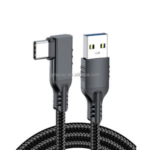 Câble casque VR <span class=keywords><strong>Link</strong></span> en nylon USB 3.2 Gen2 10 Gbps à 90 degrés de type C pour caméra Oculus/Quest 3/<span class=keywords><strong>Meta</strong></span> Quest 3S Quest2/Pro/Pico 4/Ultra - Product Image 4