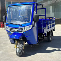 Tricycle à benne ouverte certifié CEE 300cc à essence, moto à 3 roues, trike motorisé à charge lourde, transport agricole 400kg+
