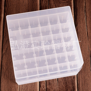 กล่องเก็บหลอดแช่แข็งแบบ 36 ช่อง ยี่ห้อ Hongbolai สำหรับการเก็บรักษาเซลล์ในตู้แช่แข็ง - Product Image 1