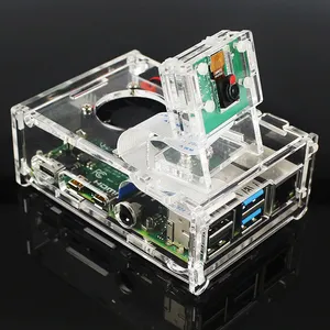 Conjunto de gabinete para câmera, fornecedor direto de acrílico raspberry pi 4 com melhor preço