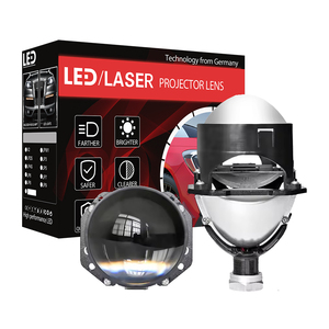 New <span class=keywords><strong>2.5</strong></span> <span class=keywords><strong>Inch</strong></span> Đôi Mắt Thiên Thần Bi <span class=keywords><strong>LED</strong></span> Len Halo Ánh Sáng Máy Chiếu Cho H4 H7 9005 9006 Xe Đèn Pha Cao Thấp Chùm <span class=keywords><strong>LED</strong></span> Bộ Dụng Cụ 35W 45W 6500K - Product Image 6