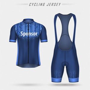 Maillot de cyclisme personnalisé à prix de gros, séchage rapide, respirant, extensible, 100 % polyester, avec coussinet intégré - Product Image 3