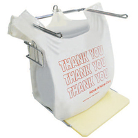 Sac en plastique personnalisé MU Box pour petites entreprises, 11,5*6,5*21 pouces, en PEHD/PEBD, avec logo, pour T-shirts et achats, motif « Merci »