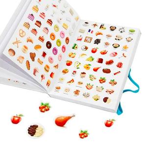 Album di libri di adesivi di vendita calda per bambini etichetta adesiva per bambini in carta di rilascio di cartoni animati autoadesiva colorata a prova di adesivo personalizzato - Product Image 4