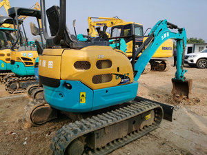Kubota-Excavadora de segunda mano KX 17, miniexcavadora de orugas multifunción, de alta calidad, para granja, a la venta - Product Image 2