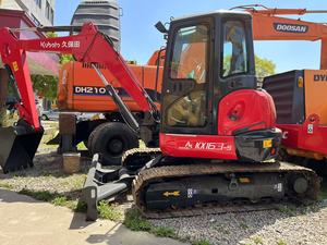 Mini-excavatrice sur chenilles d'occasion Kubota U55 U30 U35 de 5 tonnes, modèle KX163, origine Japon, avec moteur et composants PLC. - Product Image 5