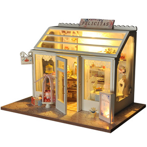 Regalo per Dropshipping Regali Creativi Capanne 3D Negozi di Cibo e Giochi Simpatici Giocattoli Fai-Da-Te Assemblabili a Mano per <span class=keywords><strong>Bambini</strong></span> Ornamenti da Scrivania - Product Image 6