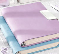 Carnet à feuilles mobiles A5 en PU avec boucle magnétique, journal Cornell rechargeable, logo personnalisé, cadeau pour le bureau ou l'école
