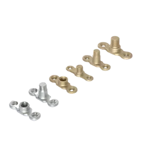 Pipe Clips MJC 04-2 Male Brass Backplate Extended