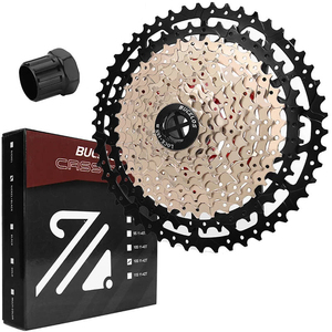 OEM/ODM BUCKLOS <span class=keywords><strong>Cassette</strong></span> de vélo 8-11 vitesses <span class=keywords><strong>Cassette</strong></span> de vélo de <span class=keywords><strong>montagne</strong></span> 32T 34T 36T 42T 46T 50T 52T VTT roue libre <span class=keywords><strong>pour</strong></span> moyeu HG - Product Image 1