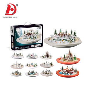 HUADA 2023 bambini fai da te costruzione ghiaccio neve che fa gioco Set da gioco giocattolo <span class=keywords><strong>scienza</strong></span> educativa Stem Toy kit per bambini - Product Image 1