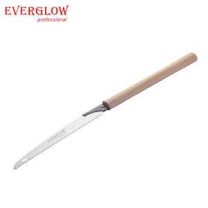 Scie à traction japonaise scie à main 10.5 pouces <span class=keywords><strong>Kataba</strong></span> lame tranchante à bord unique pour le travail du bois plomberie bricolage avec poignée en rotin dents fines - Product Image 4