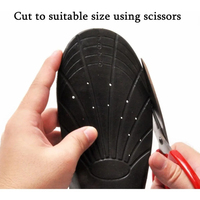 Semelles orthopédiques respirantes avec soutien de la voûte plantaire, coussinets en gel absorbant les chocs, mousse à mémoire de forme, inserts pour chaussures de course, hommes et femmes
