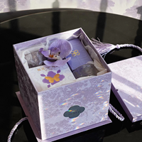 Grande boîte cadeau de luxe avec logo personnalisé échantillon gratuit de cadeaux d'anniversaire de parfums cosmétiques