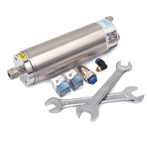 แกนมอเตอร์ Er Spindle 0.8kw 1.5kw ระบายความร้อนด้วยน้ำ 800w สำหรับแกะสลักโลหะ แกนมอเตอร์เราเตอร์ 0.8kw แกนมอเตอร์ 1.5kw - Product Image 3