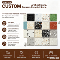 Terrazzo multicolore écologique, résistant à l'usure, antidérapant pour grands espaces, salle de bain, chambre, extérieur, jardin, centres commerciaux