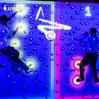Juego de Escalada en Roca Interactivo AR para Niños, Equipo de Escalada con Proyección Kinect, Estructura Metálica, Sistema de Realidad Aumentada para Interiores