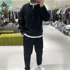 Pull-over décontracté à manches longues pour homme Henry's, épais et léger, parfait pour <span class=keywords><strong>le</strong></span> <span class=keywords><strong>printemps</strong></span> et l'automne - Product Image 6