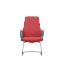 Chaise de réunion en cuir |   Chaise de réception professionnelle haut de gamme, siège de bureau ergonomique et stable