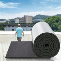 Isolation thermique en mousse de caoutchouc et plastique avec feuille d'aluminium pour toiture de bâtiment, véranda, système de climatisation et de réfrigération CVC