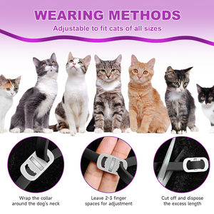 Collier apaisant pour chats et chiens, en PVC souple et solide, avec huile essentielle naturelle, réglable, vente chaude - Product Image 4