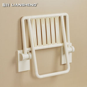 Siège <span class=keywords><strong>de</strong></span> salle <span class=keywords><strong>de</strong></span> bain pliant mural pour personnes âgées handicapées chaise <span class=keywords><strong>de</strong></span> <span class=keywords><strong>douche</strong></span> pliable à charge élevée avec pieds <span class=keywords><strong>de</strong></span> soutien - Product Image 5