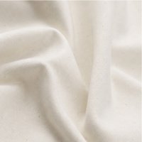Tissu gris tissé Air Jet TC, bordure nette, poly-coton, textile brut, largeur et densité personnalisables