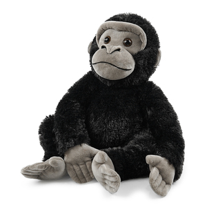Peluche Realista de Chimpancé Sentado, Juguete de Peluche Negro Suave, Decoración para el Hogar, Regalo de Cumpleaños para Niños Pequeños - Product Image 2